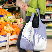 Western Yoke Grocery Bag Jellyfish And Water Bubbles Cowboy Style - Wonder Print Shop