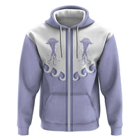 Western Yoke Hoodie Jellyfish And Water Bubbles Cowboy Style - Wonder Print Shop