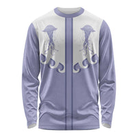 Western Yoke Long Sleeve Shirt Jellyfish And Water Bubbles Cowboy Style - Wonder Print Shop