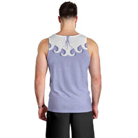 Western Yoke Men Tank Top Jellyfish And Water Bubbles Cowboy Style - Wonder Print Shop
