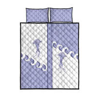 Western Yoke Quilt Bed Set Jellyfish And Water Bubbles Cowboy Style - Wonder Print Shop
