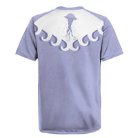 Western Yoke Rugby Jersey Jellyfish And Water Bubbles Cowboy Style - Wonder Print Shop