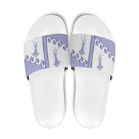 Western Yoke Slide Sandals Jellyfish And Water Bubbles Cowboy Style - Wonder Print Shop