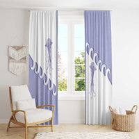 Western Yoke Window Curtain Jellyfish And Water Bubbles Cowboy Style - Wonder Print Shop