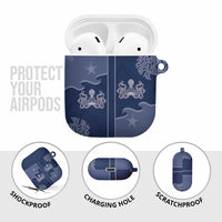 Western Yoke AirPods Case Octopus And Coral Cowboy Style - Wonder Print Shop
