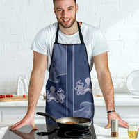 Western Yoke Apron Octopus And Coral Cowboy Style - Wonder Print Shop