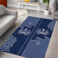 Western Yoke Area Rug Octopus And Coral Cowboy Style - Wonder Print Shop