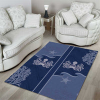 Western Yoke Area Rug Octopus And Coral Cowboy Style - Wonder Print Shop