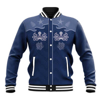 Western Yoke Baseball Jacket Octopus And Coral Cowboy Style - Wonder Print Shop