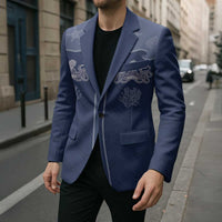 Western Yoke Blazer Octopus And Coral Cowboy Style - Wonder Print Shop