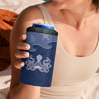 Western Yoke 4 in 1 Can Cooler Tumbler Octopus And Coral Cowboy Style - Wonder Print Shop