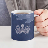 Western Yoke Ceramic Mug Octopus And Coral Cowboy Style - Wonder Print Shop