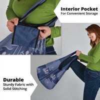 Western Yoke Grocery Bag Octopus And Coral Cowboy Style - Wonder Print Shop