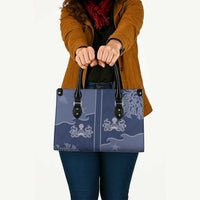 Western Yoke Leather Bag Octopus And Coral Cowboy Style - Wonder Print Shop