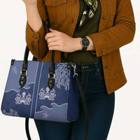 Western Yoke Leather Bag Octopus And Coral Cowboy Style - Wonder Print Shop