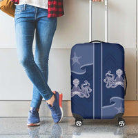 Western Yoke Luggage Cover Octopus And Coral Cowboy Style - Wonder Print Shop