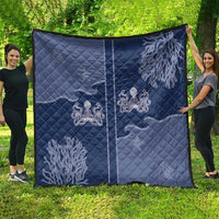 Western Yoke Quilt Octopus And Coral Cowboy Style - Wonder Print Shop