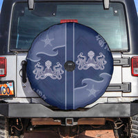 Western Yoke Spare Tire Cover Octopus And Coral Cowboy Style - Wonder Print Shop