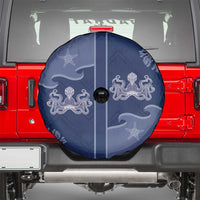 Western Yoke Spare Tire Cover Octopus And Coral Cowboy Style - Wonder Print Shop