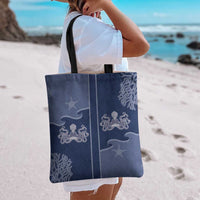 Western Yoke Tote Bag Octopus And Coral Cowboy Style - Wonder Print Shop