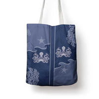 Western Yoke Tote Bag Octopus And Coral Cowboy Style - Wonder Print Shop