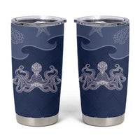 Western Yoke Tumbler Cup Octopus And Coral Cowboy Style - Wonder Print Shop