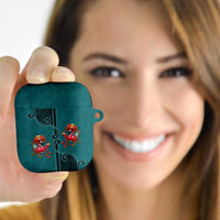 Western Yoke AirPods Case Flamingo Relax Cowboy Style - Wonder Print Shop