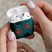 Western Yoke AirPods Case Flamingo Relax Cowboy Style - Wonder Print Shop