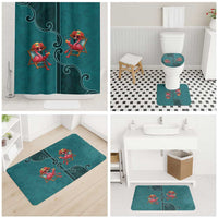 Western Yoke Bathroom Set Flamingo Relax Cowboy Style - Wonder Print Shop