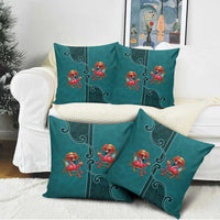 Western Yoke Pillow Cover Flamingo Relax Cowboy Style - Wonder Print Shop