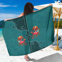 Western Yoke Sarong Flamingo Relax Cowboy Style - Wonder Print Shop
