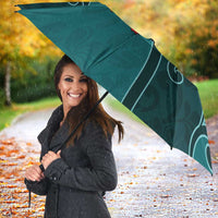 Western Yoke Umbrella Flamingo Relax Cowboy Style - Wonder Print Shop