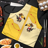 Western Yoke Apron Toucan Cowboy Style - Wonder Print Shop