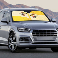 Western Yoke Auto Sun Shade Toucan Cowboy Style - Wonder Print Shop