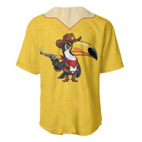 Western Yoke Baseball Jersey Toucan Cowboy Style - Wonder Print Shop