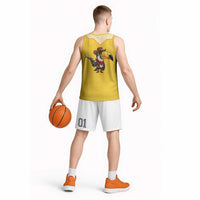 Western Yoke Basketball Jersey Toucan Cowboy Style - Wonder Print Shop