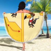 Western Yoke Beach Blanket Toucan Cowboy Style - Wonder Print Shop