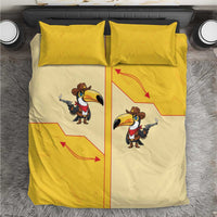 Western Yoke Bedding Set Toucan Cowboy Style - Wonder Print Shop