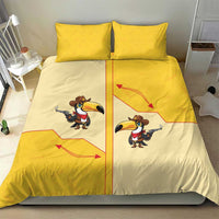 Western Yoke Bedding Set Toucan Cowboy Style - Wonder Print Shop