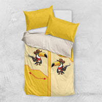 Western Yoke Bedding Set Toucan Cowboy Style - Wonder Print Shop