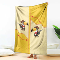 Western Yoke Blanket Toucan Cowboy Style - Wonder Print Shop