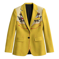 Western Yoke Blazer Toucan Cowboy Style - Wonder Print Shop