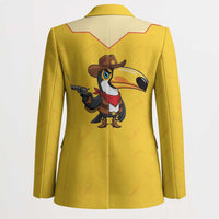 Western Yoke Blazer Toucan Cowboy Style - Wonder Print Shop