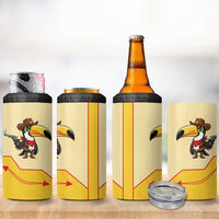 Western Yoke 4 in 1 Can Cooler Tumbler Toucan Cowboy Style - Wonder Print Shop