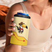 Western Yoke 4 in 1 Can Cooler Tumbler Toucan Cowboy Style - Wonder Print Shop