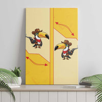 Western Yoke Canvas Wall Art Toucan Cowboy Style - Wonder Print Shop