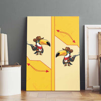 Western Yoke Canvas Wall Art Toucan Cowboy Style - Wonder Print Shop