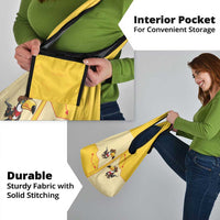 Western Yoke Grocery Bag Toucan Cowboy Style - Wonder Print Shop