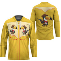 Western Yoke Hockey Jersey Toucan Cowboy Style - Wonder Print Shop