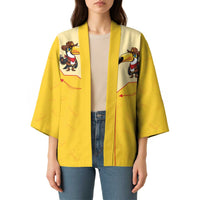 Western Yoke Kimono Toucan Cowboy Style - Wonder Print Shop
